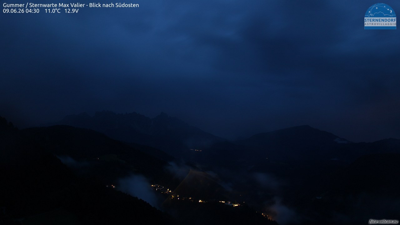 Archived image Webcam Gummer - View to Southeast