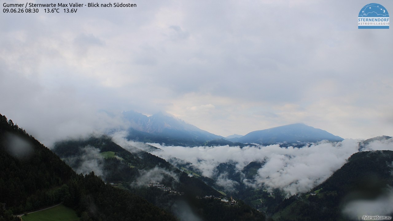 Archived image Webcam Gummer - View to Southeast