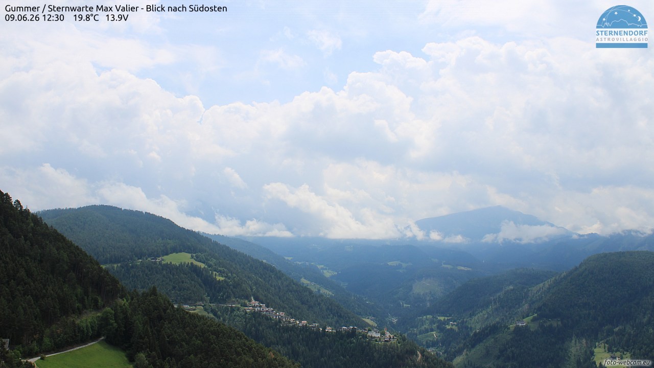 Archived image Webcam Gummer - View to Southeast