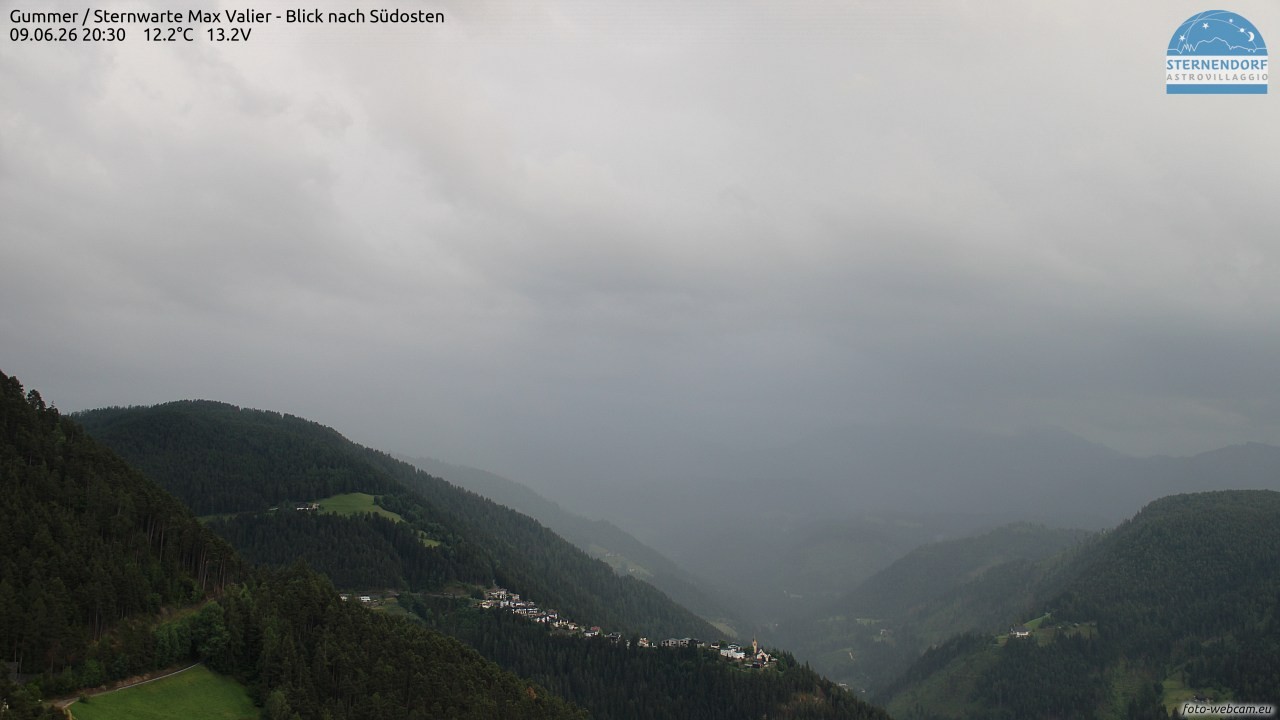Archived image Webcam Gummer - View to Southeast