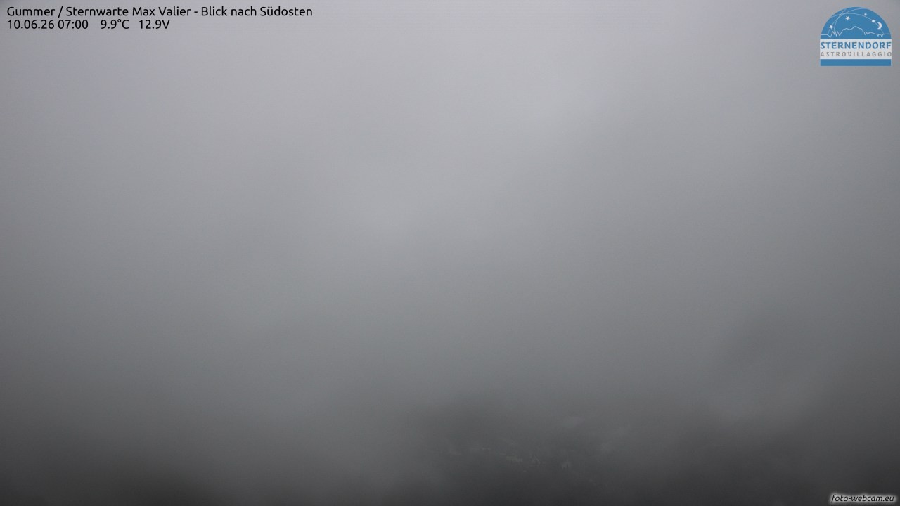Archived image Webcam Gummer - View to Southeast