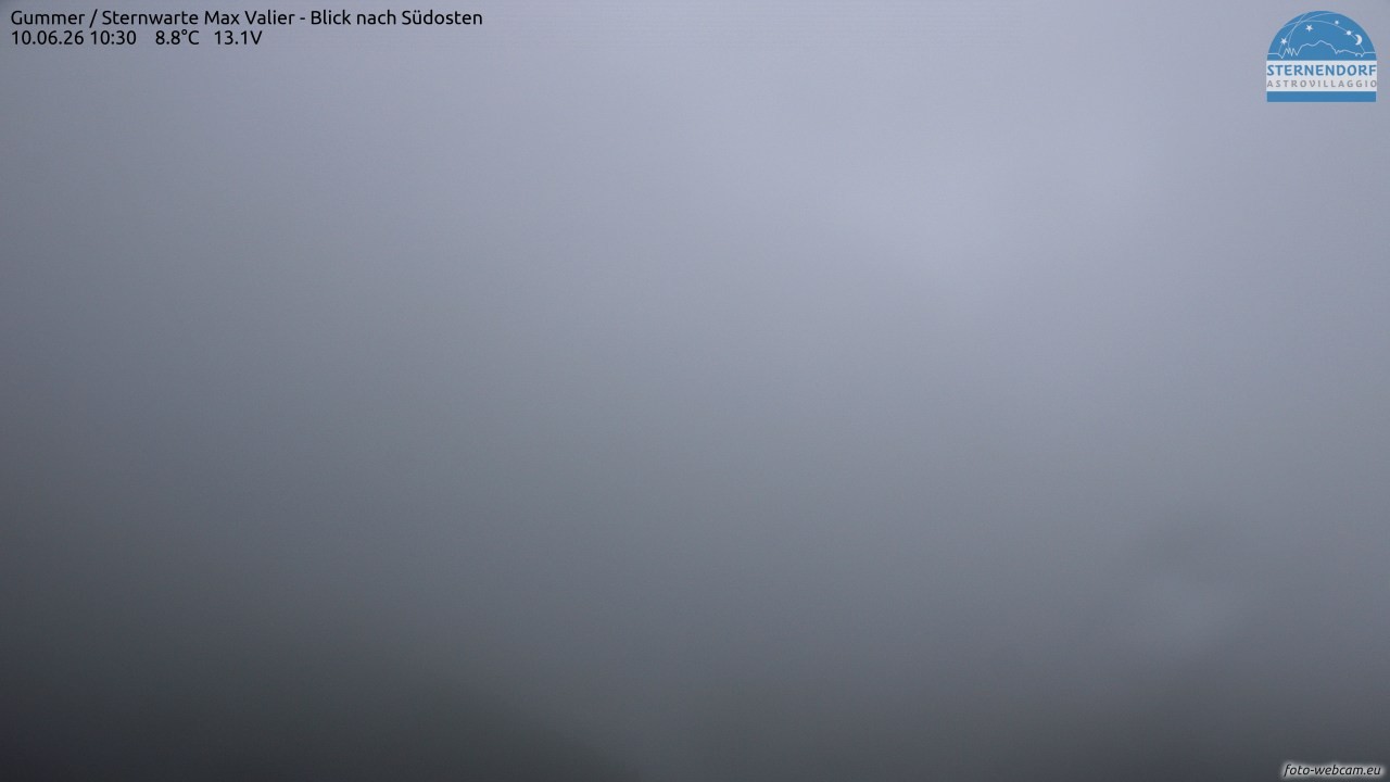 Archiv Foto Webcam Gummer - Sternwarte Max Valier