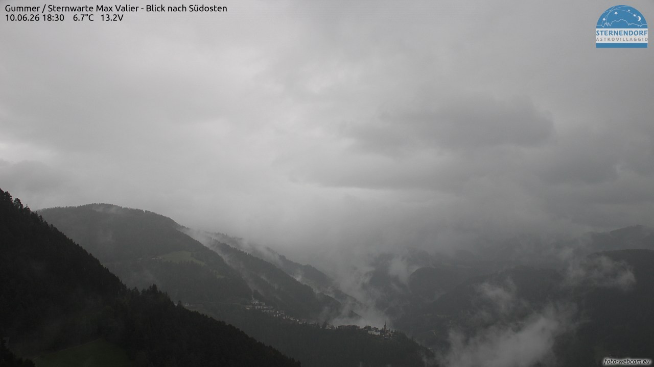 Archiv Foto Webcam Gummer - Sternwarte Max Valier