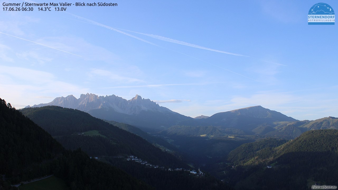 Archiv Foto Webcam Gummer - Sternwarte Max Valier