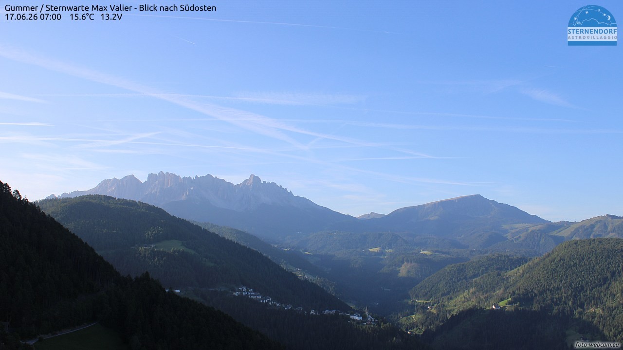 Archiv Foto Webcam Gummer - Sternwarte Max Valier