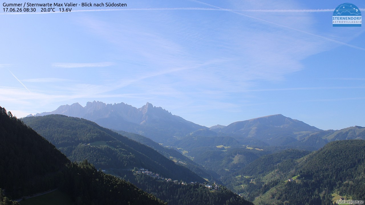 Archiv Foto Webcam Gummer - Sternwarte Max Valier
