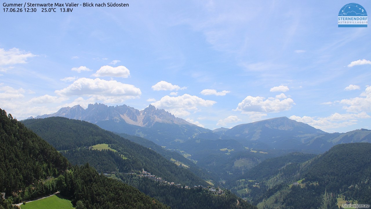 Archiv Foto Webcam Gummer - Sternwarte Max Valier