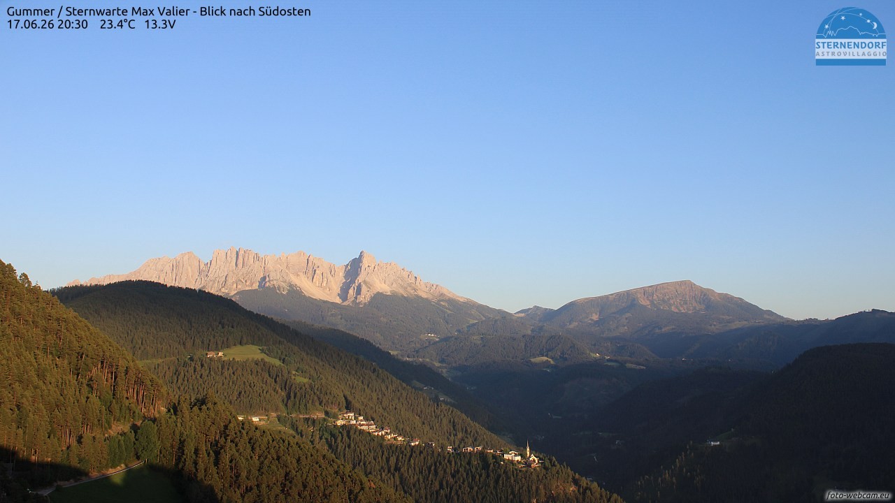 Archiv Foto Webcam Gummer - Sternwarte Max Valier