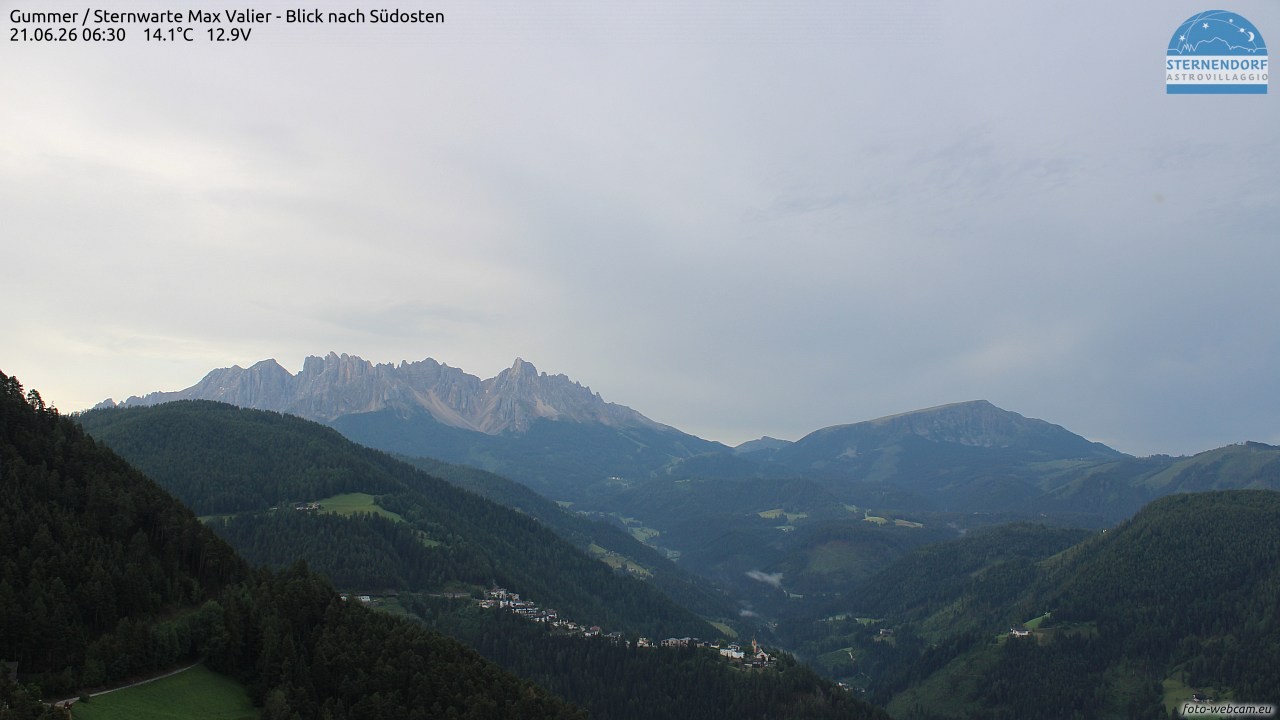 Archiv Foto Webcam Gummer - Sternwarte Max Valier