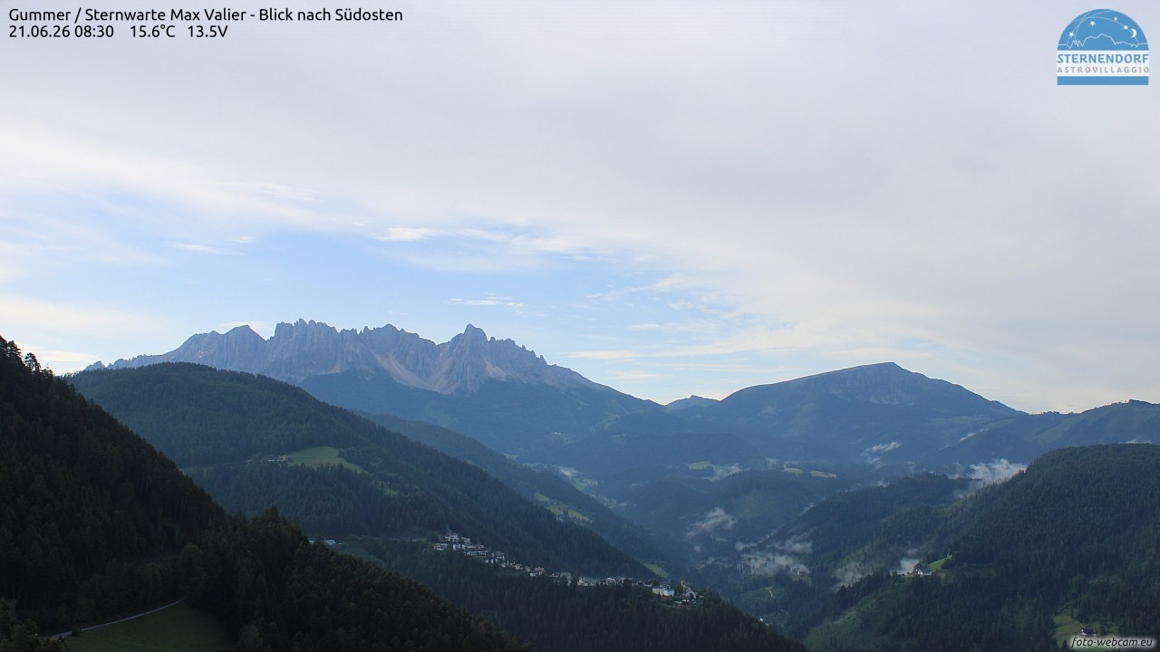 Archiv Foto Webcam Gummer - Sternwarte Max Valier