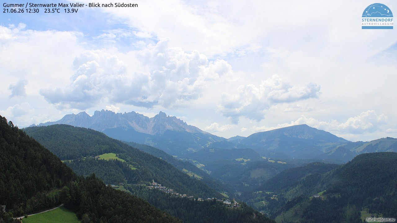 Archiv Foto Webcam Gummer - Sternwarte Max Valier