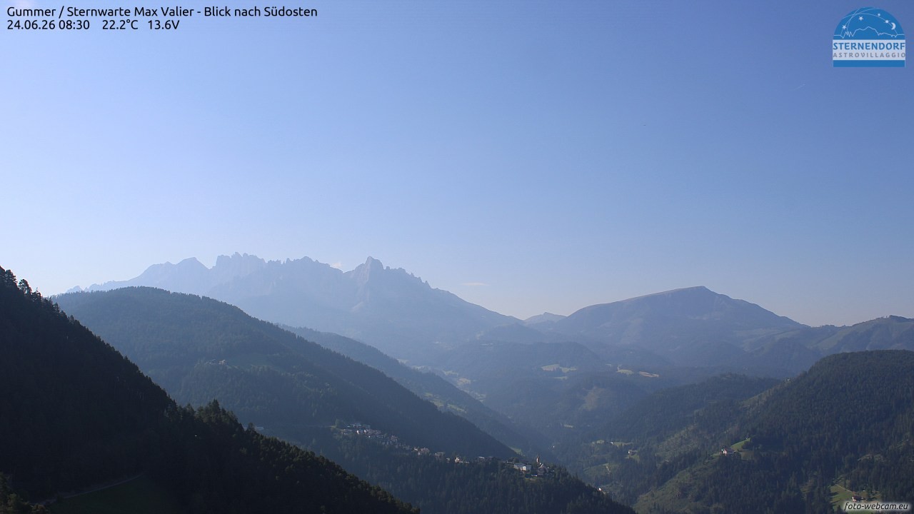 Archiv Foto Webcam Gummer - Sternwarte Max Valier