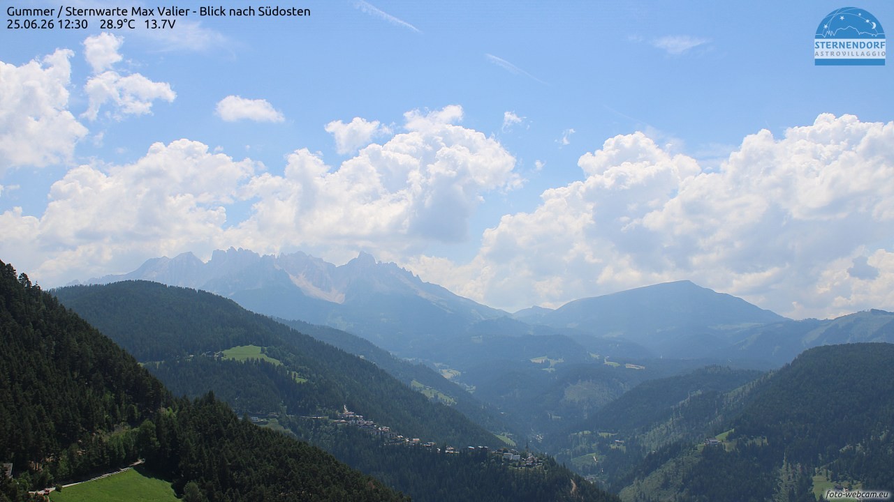 Archived image Webcam Gummer - View to Southeast