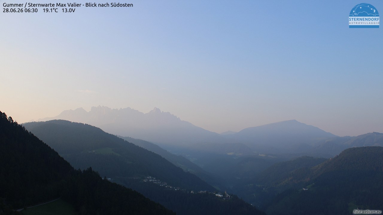 Archived image Webcam Gummer - View to Southeast