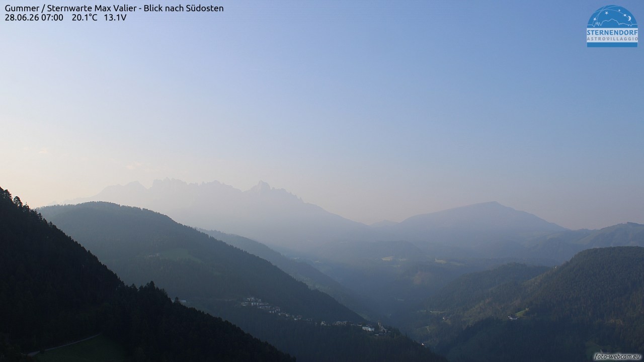 Archived image Webcam Gummer - View to Southeast