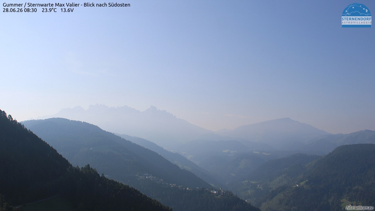 Archived image Webcam Gummer - View to Southeast