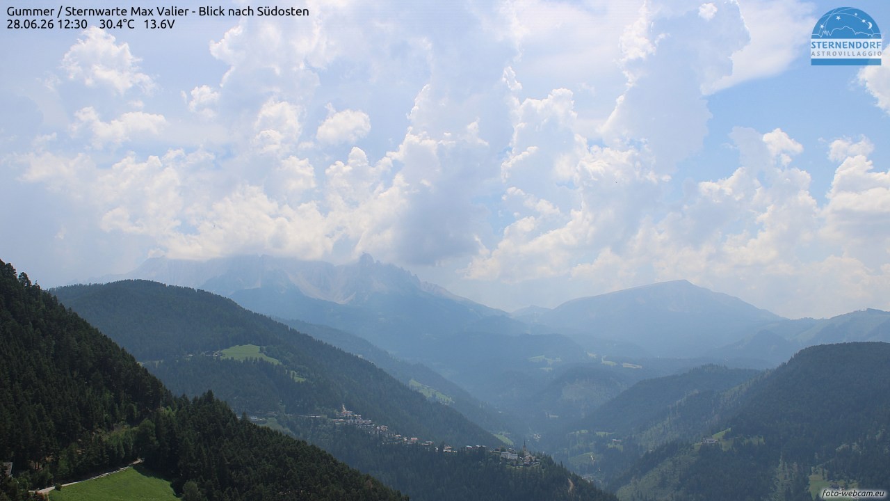 Archived image Webcam Gummer - View to Southeast