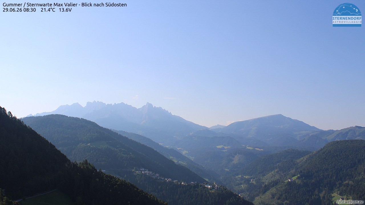 Archiv Foto Webcam Gummer - Sternwarte Max Valier