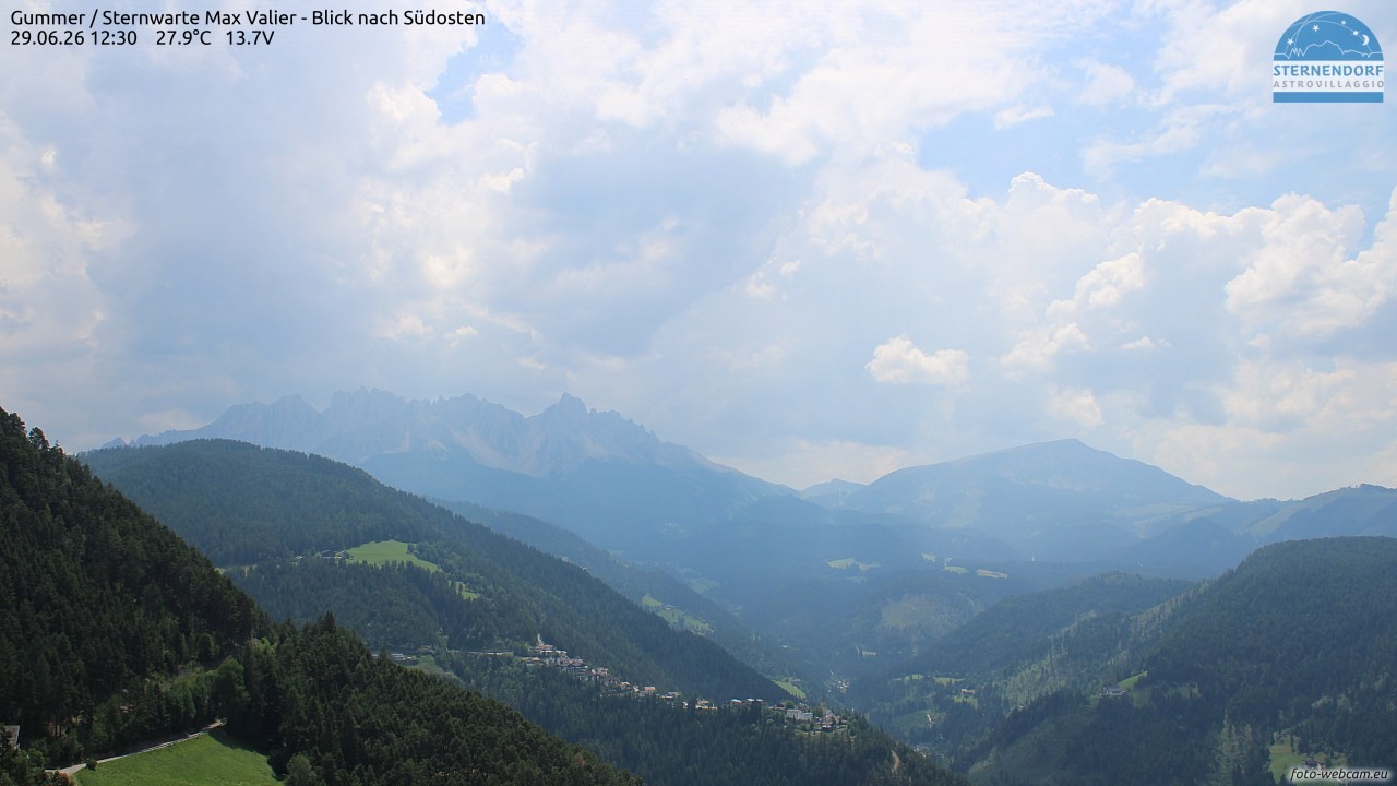 Archiv Foto Webcam Gummer - Sternwarte Max Valier