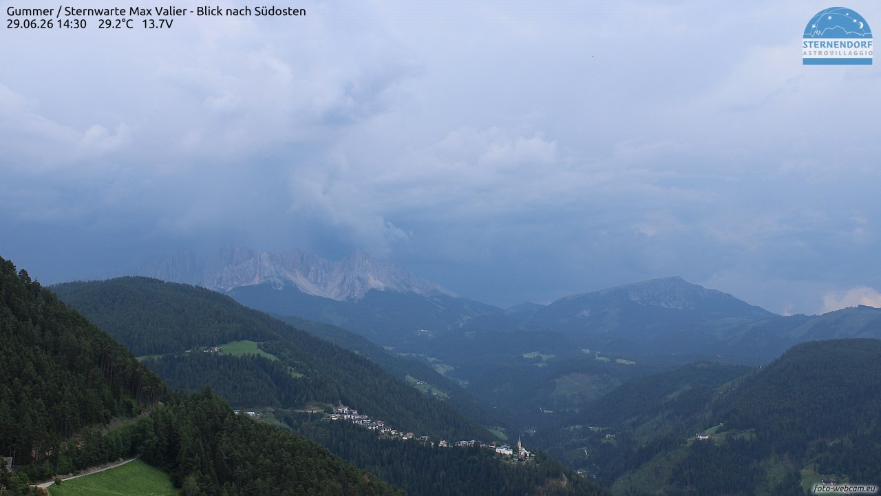 Archiv Foto Webcam Gummer - Sternwarte Max Valier