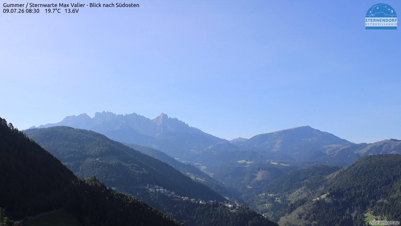 Archiv Foto Webcam Gummer - Sternwarte Max Valier