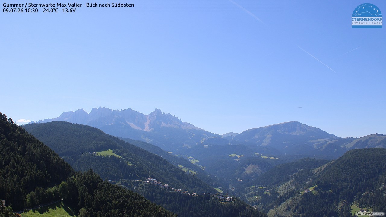 Archiv Foto Webcam Gummer - Sternwarte Max Valier