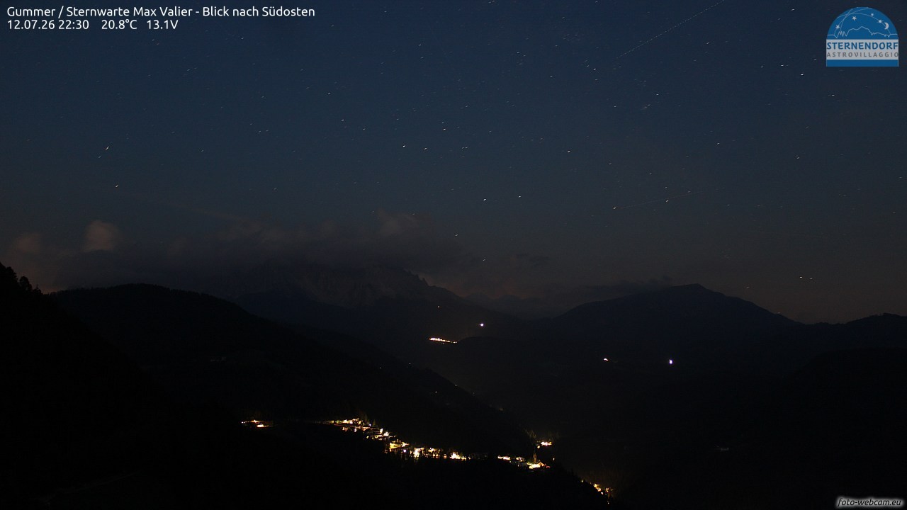 Archived image Webcam Gummer - View to Southeast