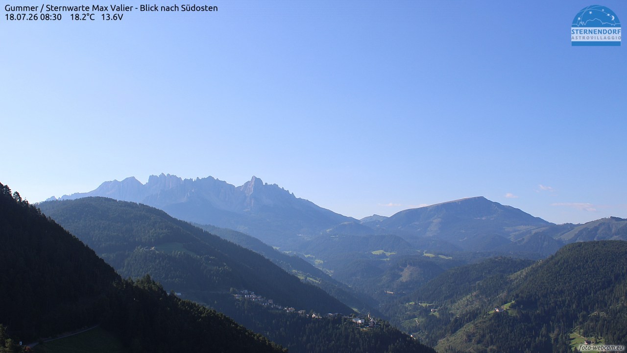 Archiv Foto Webcam Gummer - Sternwarte Max Valier