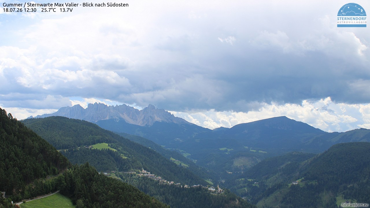 Archiv Foto Webcam Gummer - Sternwarte Max Valier