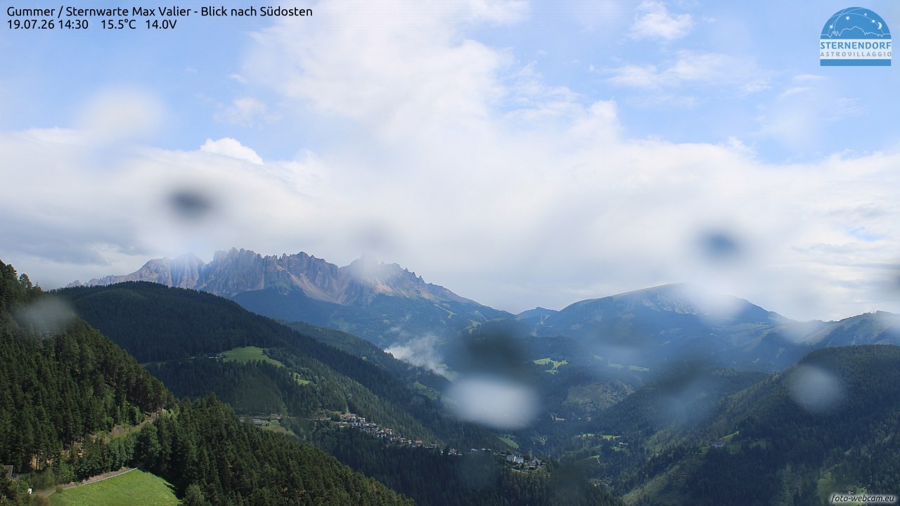 Archived image Webcam Gummer - View to Southeast