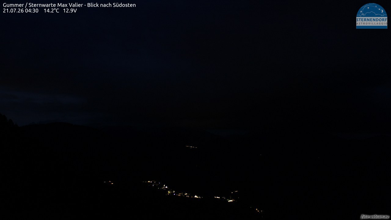 Archiv Foto Webcam Gummer - Sternwarte Max Valier