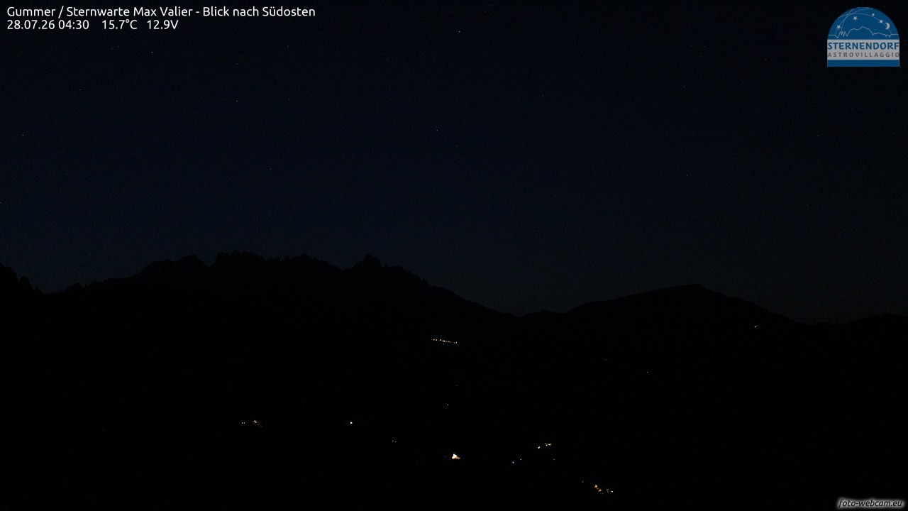 Archiv Foto Webcam Gummer - Sternwarte Max Valier