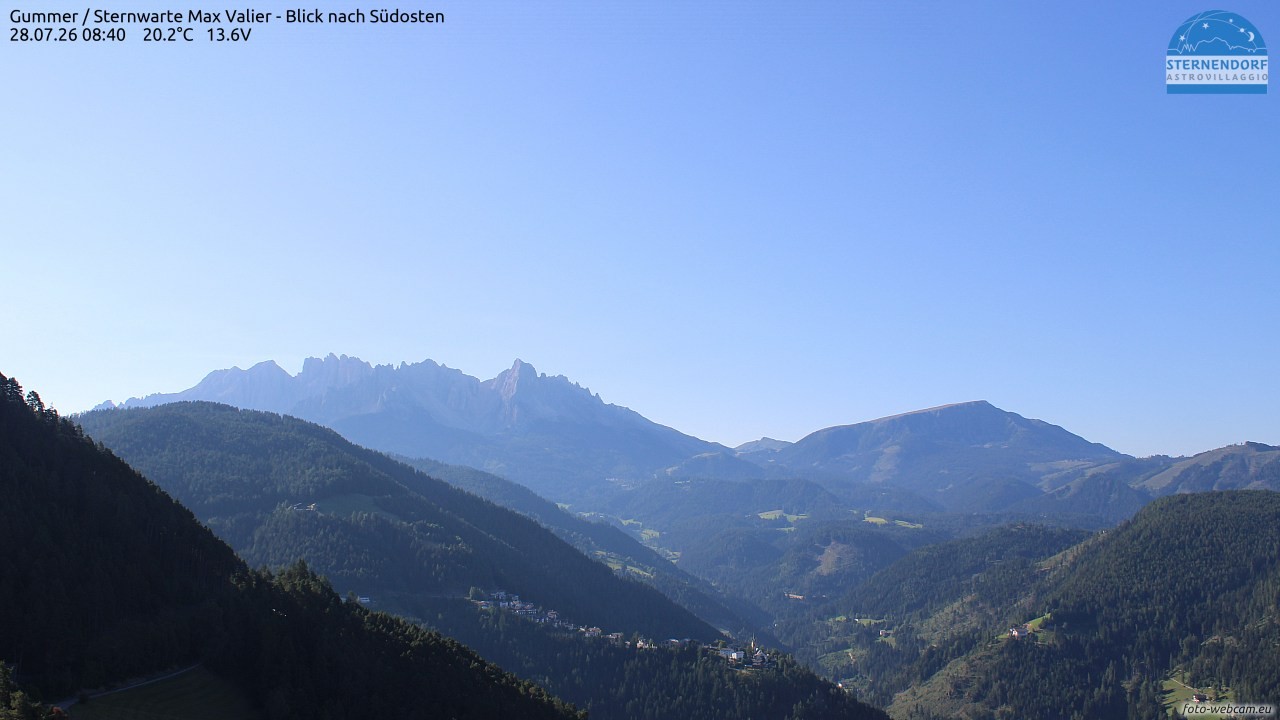 Archiv Foto Webcam Gummer - Sternwarte Max Valier