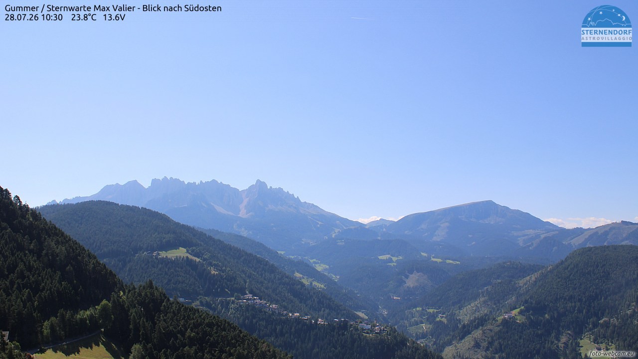 Archiv Foto Webcam Gummer - Sternwarte Max Valier