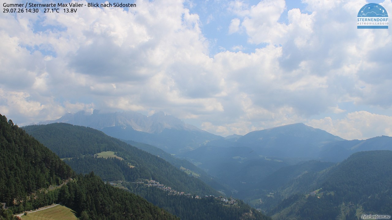 Archiv Foto Webcam Gummer - Sternwarte Max Valier