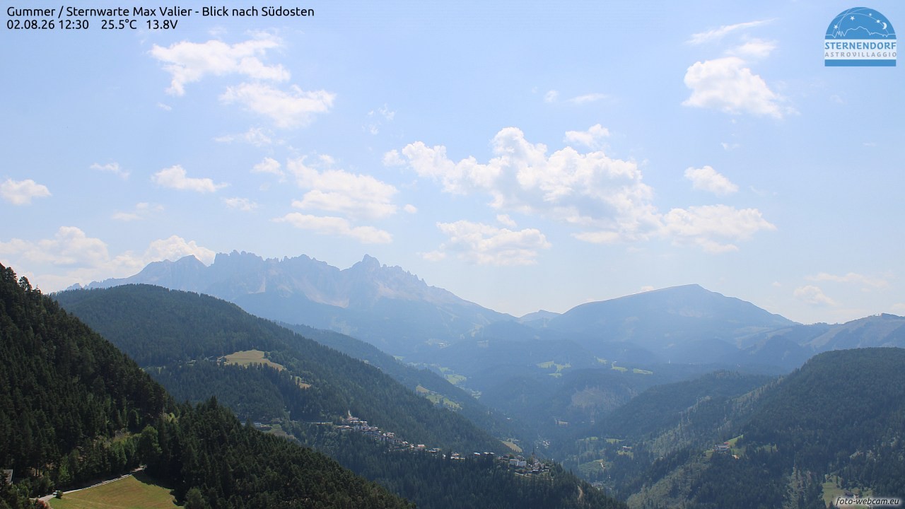Archiv Foto Webcam Gummer - Sternwarte Max Valier