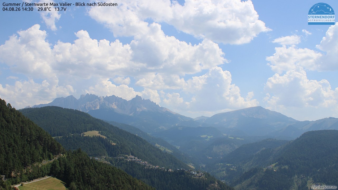 Archiv Foto Webcam Gummer - Sternwarte Max Valier