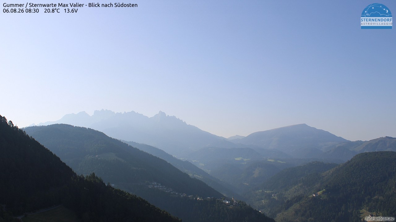 Archiv Foto Webcam Gummer - Sternwarte Max Valier