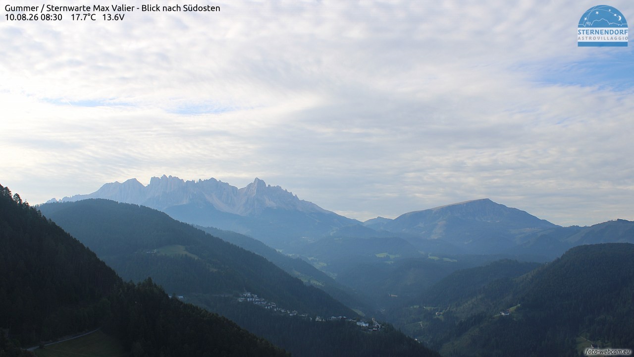 Archiv Foto Webcam Gummer - Sternwarte Max Valier
