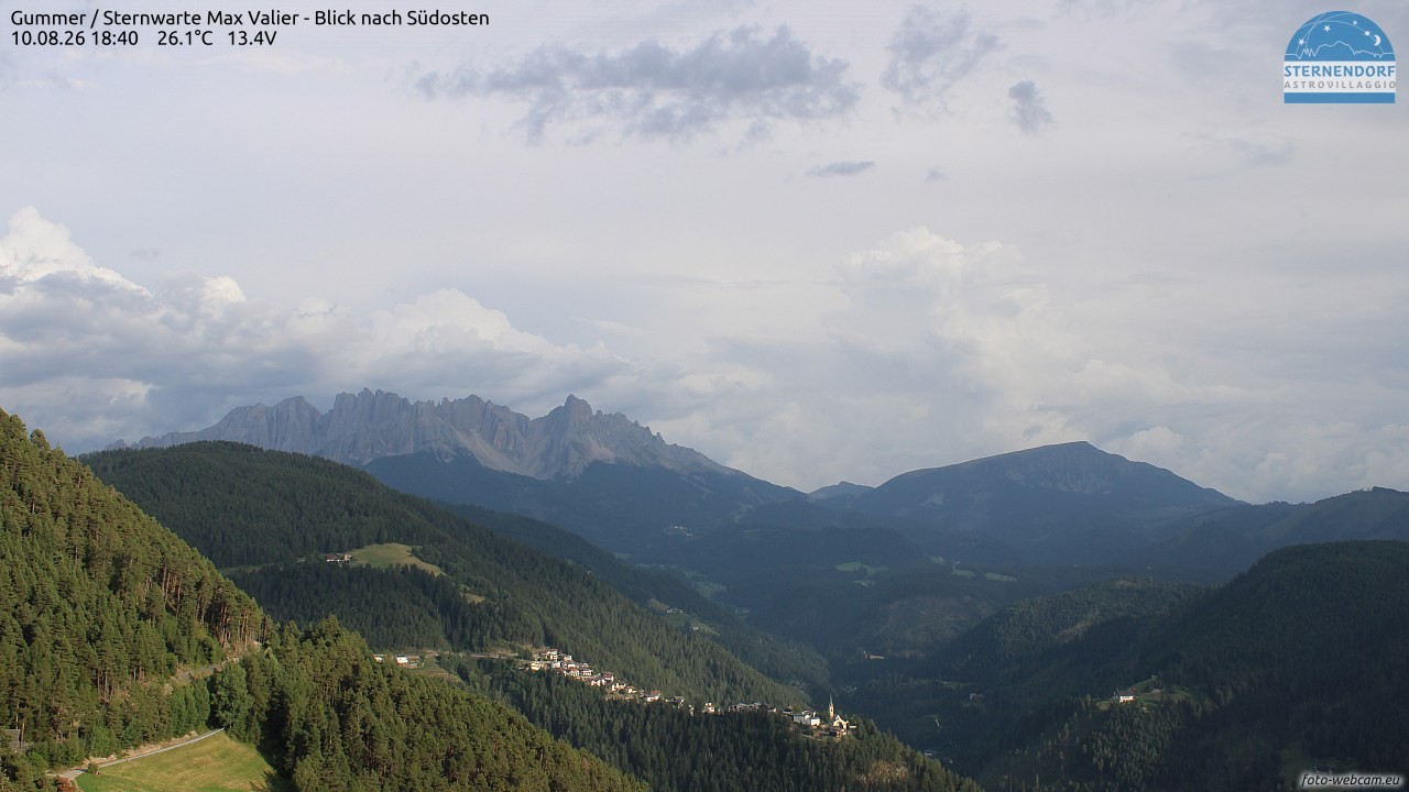 Archiv Foto Webcam Gummer - Sternwarte Max Valier