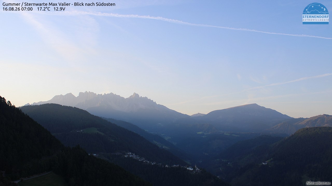Archiv Foto Webcam Gummer - Sternwarte Max Valier