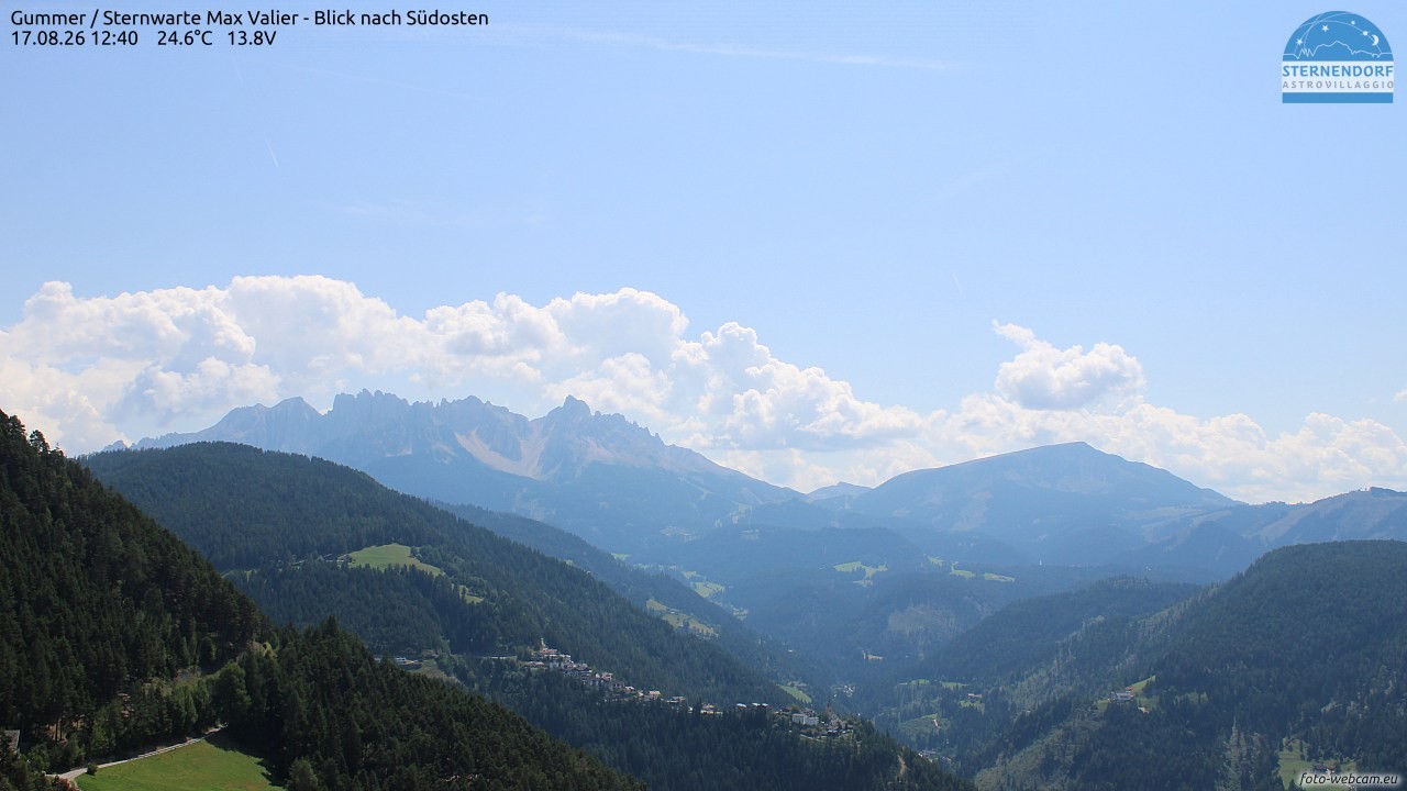 Archiv Foto Webcam Gummer - Sternwarte Max Valier