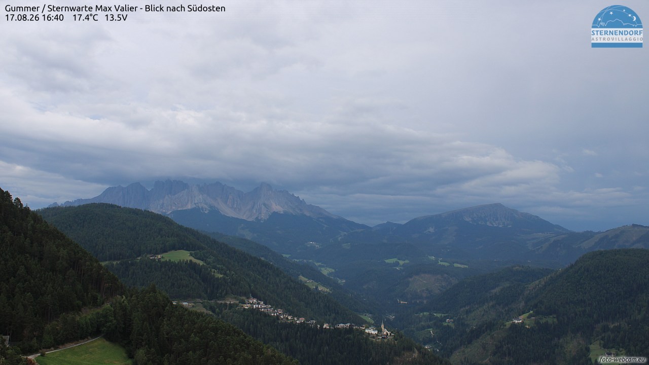 Archiv Foto Webcam Gummer - Sternwarte Max Valier