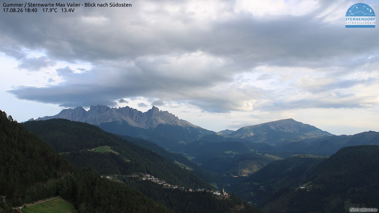 Archiv Foto Webcam Gummer - Sternwarte Max Valier