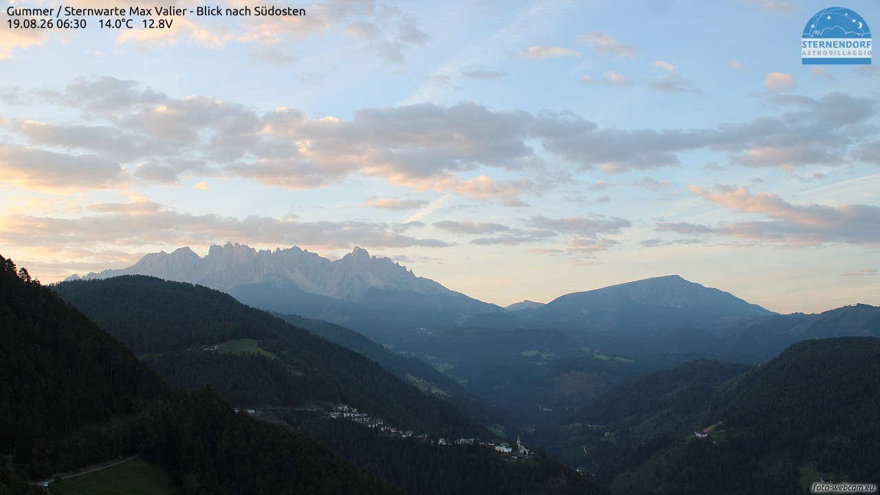 Archiv Foto Webcam Gummer - Sternwarte Max Valier