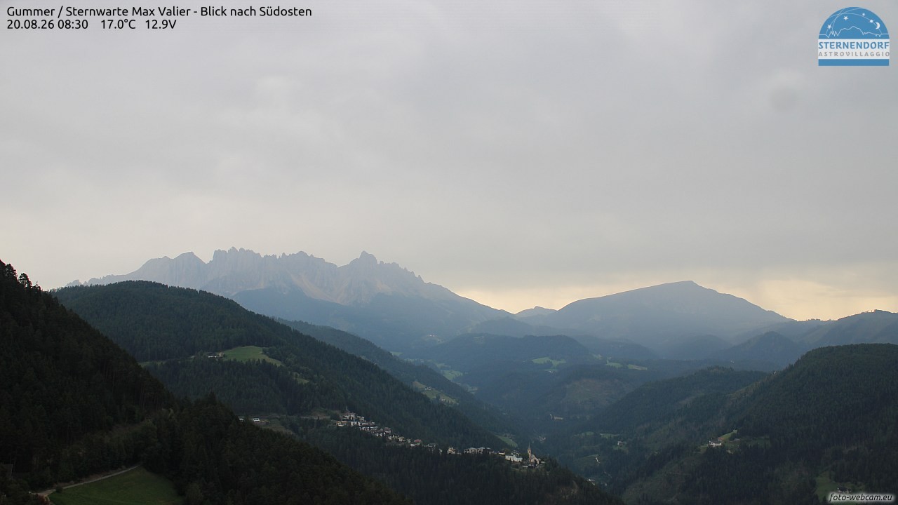 Archiv Foto Webcam Gummer - Sternwarte Max Valier