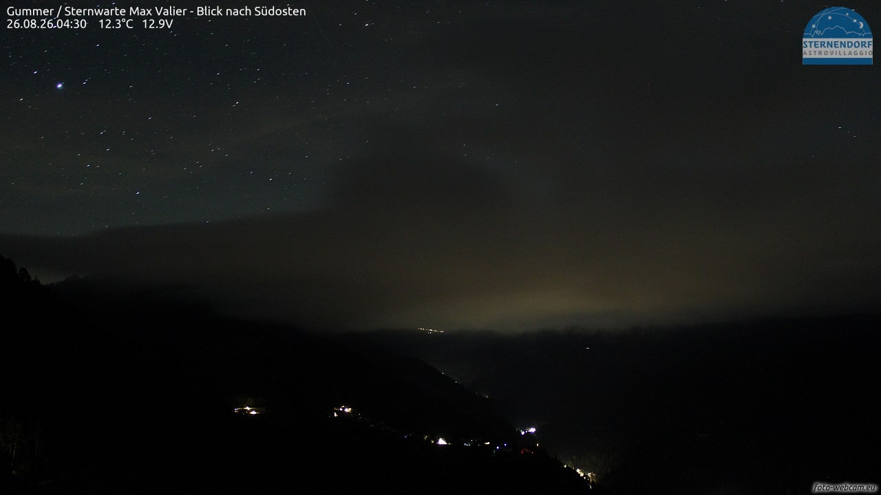 Archiv Foto Webcam Gummer - Sternwarte Max Valier