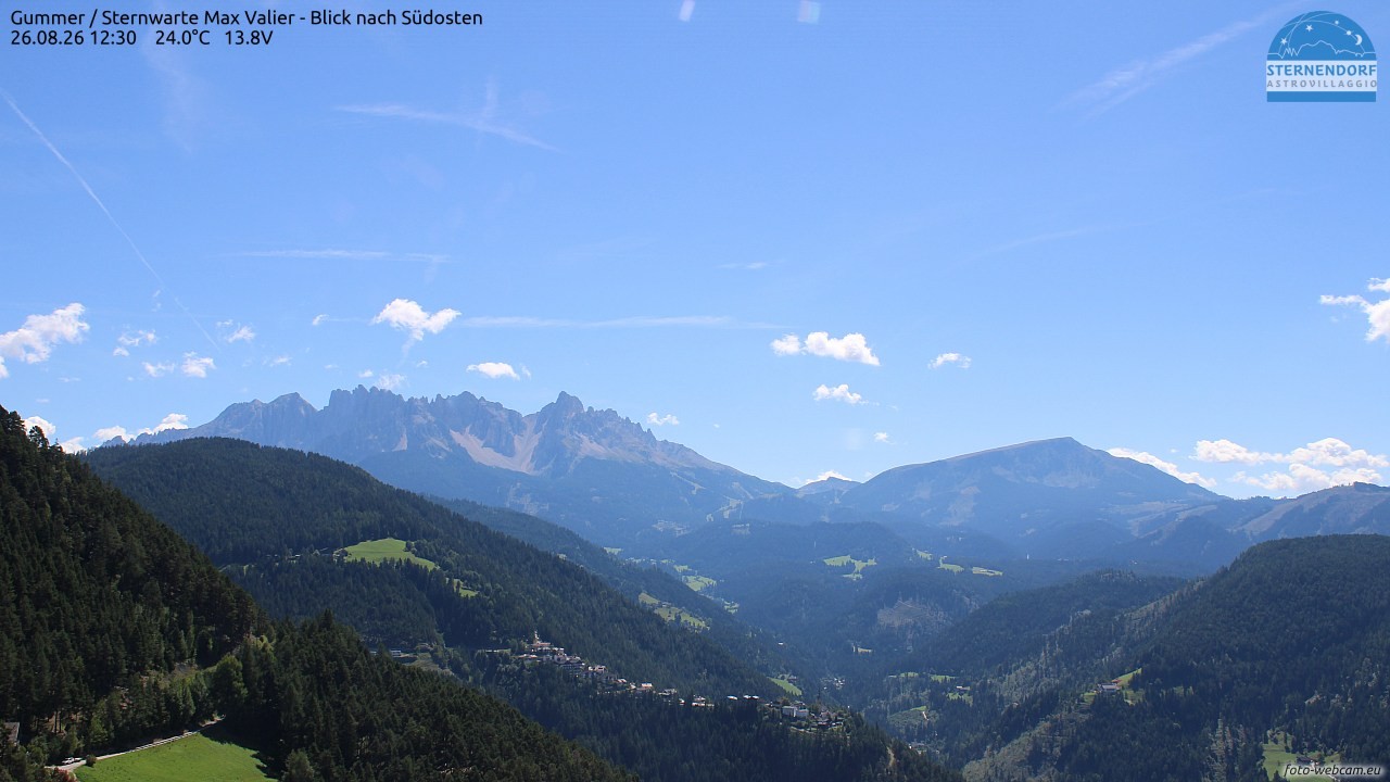 Archiv Foto Webcam Gummer - Sternwarte Max Valier