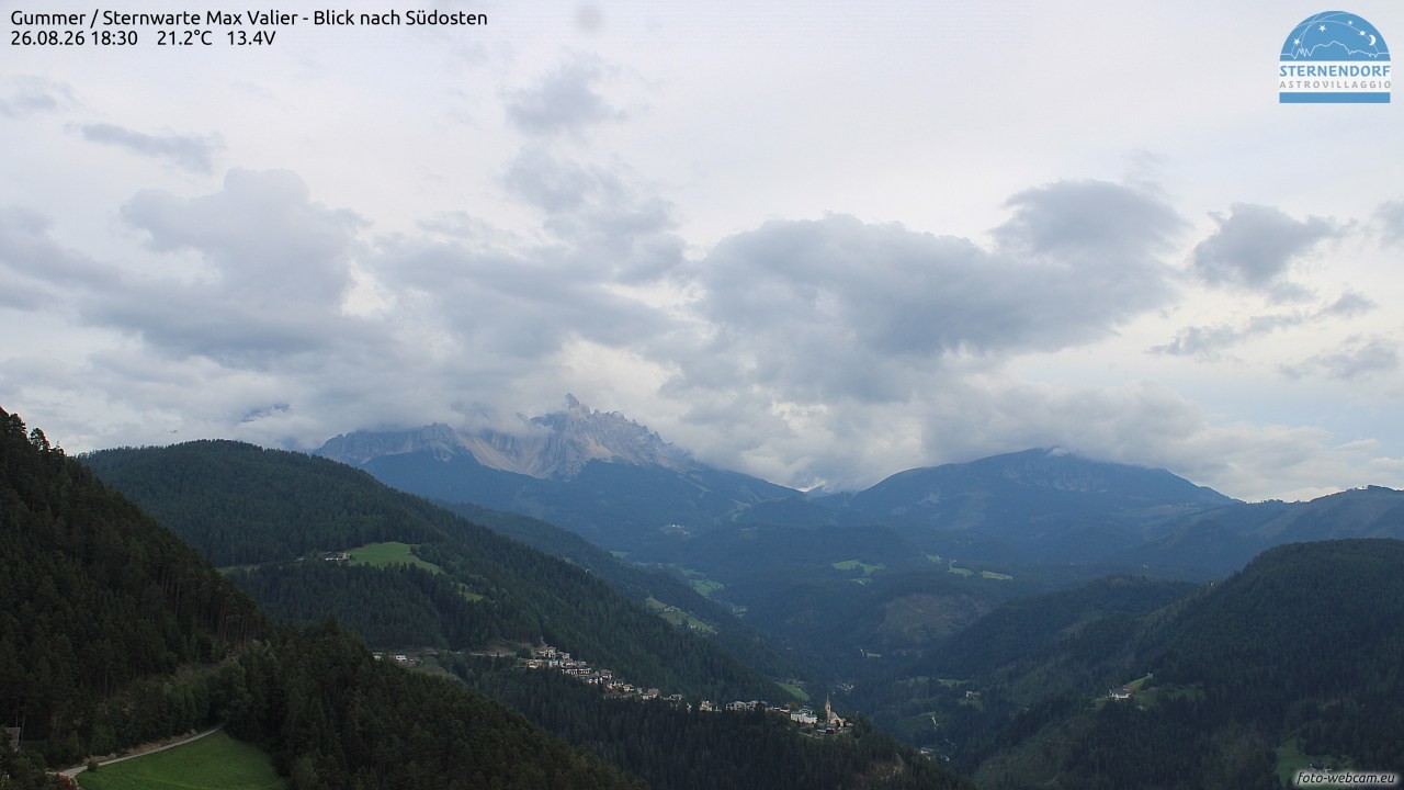 Archiv Foto Webcam Gummer - Sternwarte Max Valier