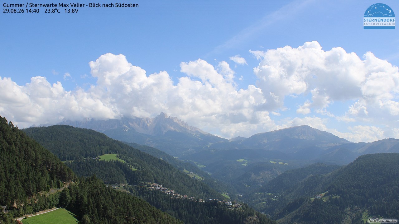 Archiv Foto Webcam Gummer - Sternwarte Max Valier